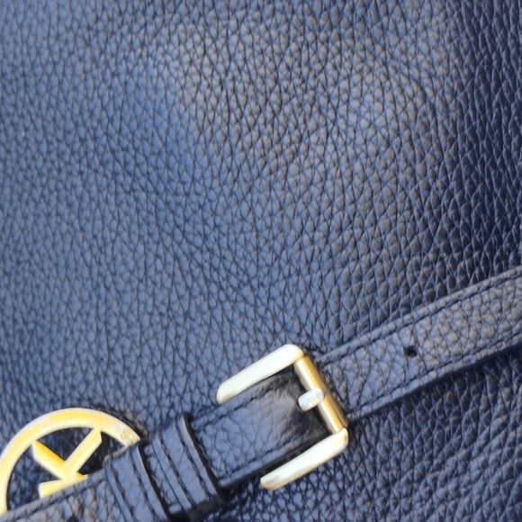 Michael Kors black pepper leather crossbody shoulder bag EUC FREE SHIPPING - Picture 3 of 8